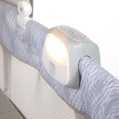 Ingenuity Lullanight Gem Bebek yatağı, 4 tekerlekli ve hava geçiren kenarlı, gri, 0-5 Ay, 7 kg'a kadar