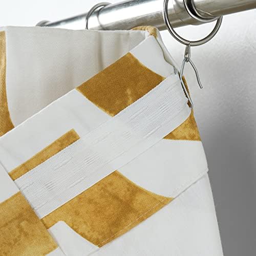 Price Drapes PRTW-D23C-120 Baskılı Pamuklu Perde (1 Panel), 50 X 120, Mekke Altın - Görsel 4