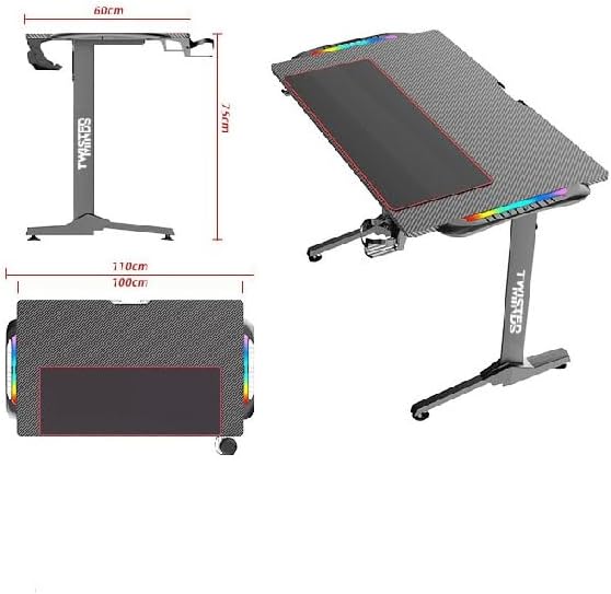 TWISTED MINDS T DESIGN TM-T-1060-RGB KARBON FİBER E-SPOR OYUNCU MASASI