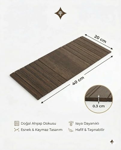 Alternative view of Koltuk Kolçak Sehpası Ahşap – Bardak, Atıştırmalık, Telefon ve Kumanda için Pratik Organizer – Kaymaz, Dayanıklı, Kolay Kullanım
