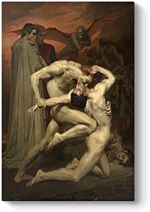 Alternative view of William Adolphe Bouguereau - Dante ve Virgil Cehennemde Tablosu 70 x 100