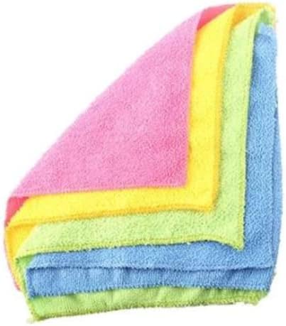 Alternative view of Pro Çok Yüzeyli Mikrofiber Temizlik Bezleri | Renkli 4’lü Paket | Cam, Mutfak, Banyo, Otomotiv, Sarf Malzemeleri ve Ürünleri Temizlemek İçin Birinci Sınıf Mikrofiber Havlular