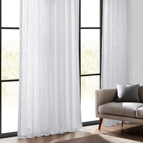 Yarım fiyat Drapes Beyaz 96 x 127 cm Başlık perde tek panel - Görsel 3