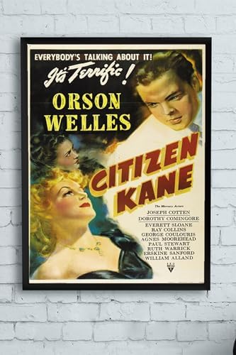 (pster10571) Citizen Kane-yurttaş Kane Film Afişi Çerçeveli Tablo (21x30cm)