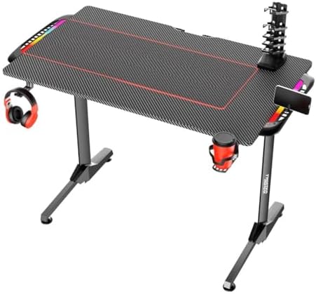 Alternative view of TWISTED MINDS T DESIGN TM-T-1060-RGB KARBON FİBER E-SPOR OYUNCU MASASI