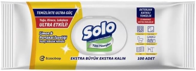 Alternative view of Solo Tüm Yüzeyler ve Cam Yüzeyler Temizlik Havlusu 3 lü Karma Paket