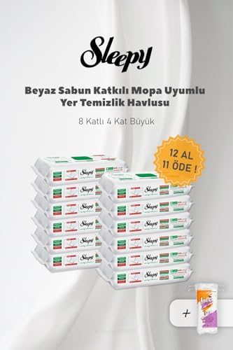 Alternative view of 12 AL 11 Öde, Beyaz Sabunlu Mopa Uyumlu 4XL ve Pamuk