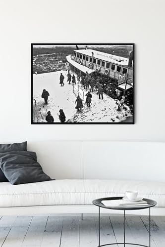 Alternative view of (pster11342) Istanbul'da Kış Nostaljik Çerçeveli Tablo (21x30cm)