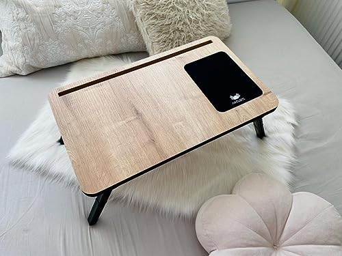 Alternative view of Axolotl Folding Telefon ve Tablet Bölmeli Katlanır Ayaklı Laptop Sehpası Notebook Bilgisayar Çalışma Masası