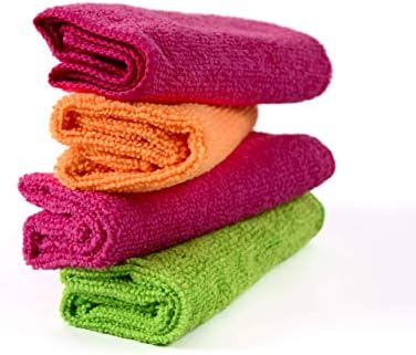 -Brite 1880445 Mikrofiber Açık Bez, 4'lü