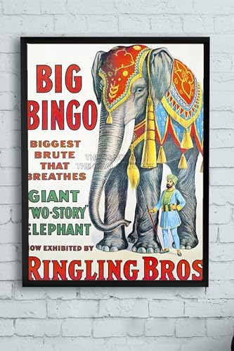 (pster10243) Big Bingo Çerçeveli Tablo (50x70cm)