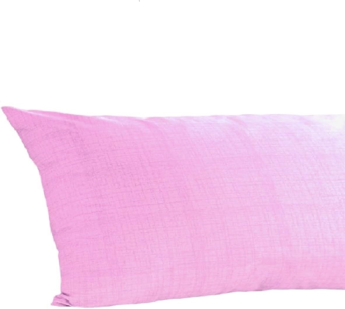 Alternative view of - Yan Yatış Yastık Kılıfı 40x120 Cm Toz Pembe (Toz Pembe)