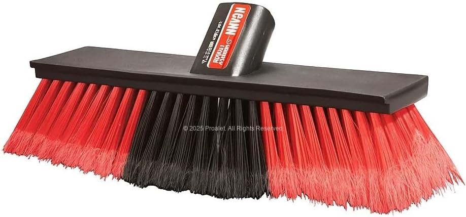 Yer Süpürme Fırçası, 25 cm, Orta Sert Kıl, Sapsız, Dayanıklı Plastik Gövde, Ahşap Zemin Uyumlu, Ev İçi Temizlik Fırçası, Balkon ve Garaj Kullanımına Uygun, Ergonomik Tasarım, Temizlik Aparatı