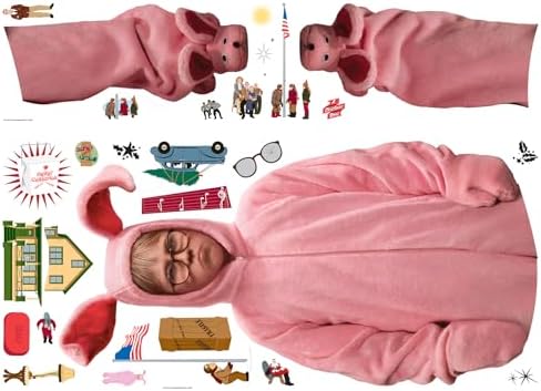 Alternative view of A Christmas Ralphie Suit Dev Duvar Çıkartmaları