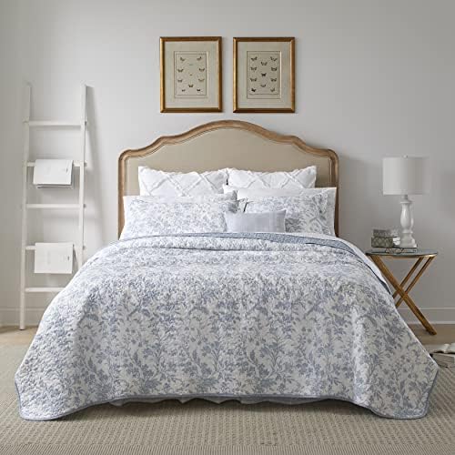 Ashley 221082 Amberley Quilt Set, Full/, Spa Blue - Görsel 4