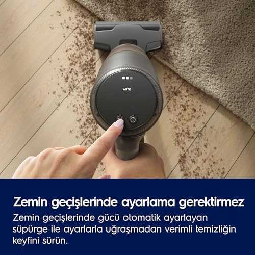 Alternative view of 800 Serisi EP83HB25UV Kablosuz Dikey Şarjlı Süpürge | Hepsi-1-Arada Otomatik Temizlik İstasyonu, 90 dk'ya Kadar Çalışma Süresi, PowerPro Zemin Başlığı, UV Işıklı Mini Başlık | Beyaz