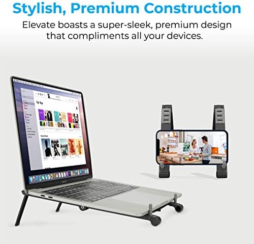 Alternative view of Notebook Laptop Standı Ayarlanabilir Çok Açılı Ergonomik Dizayn - ELEVATE (Gri)