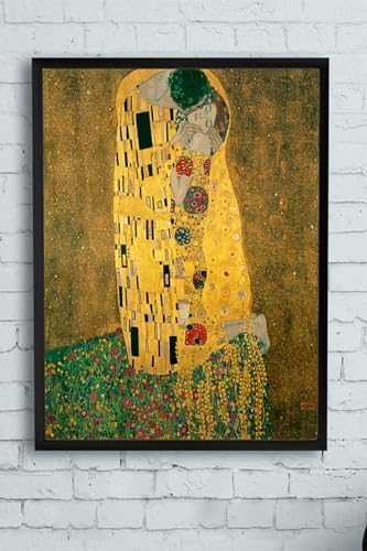 Alternative view of (pster11738) Klimt - The Kiss Sanatsal Çerçeveli Tablo (40x50cm)