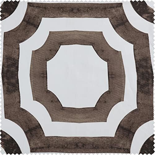Price Drapes Bağlamalı Pencere Gölgeliği 116 X 153 cm Mekke Baskılı Pamuk PRTW-TUD23-63 (1 Panel), Mekke Kahverengi - Görsel 4