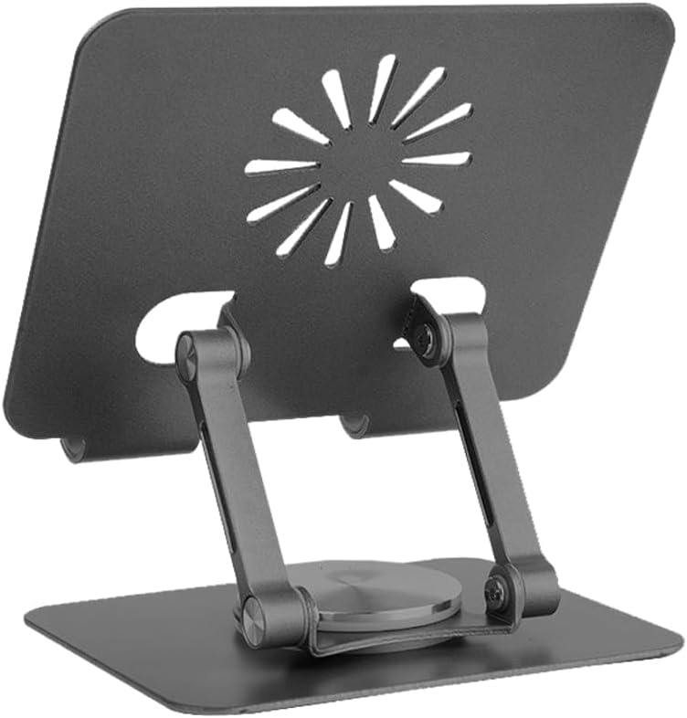 Alternative view of Tablet Standı Katlanabilir Alüminyum Alaşımlı Yüksek Dayanıklı Malzeme Kaymaz Ayarlanabilir Çok Amaçlı Fonkiyonel iPad Uyumlu Stant ZR756