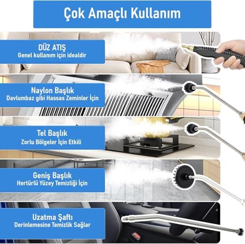 Alternative view of 2500W Yüksek Basınçlı Buharlı Temizleyici 115°C 3 Başlık Ayarlanabilir Güç Derin Temizlik Makinesi