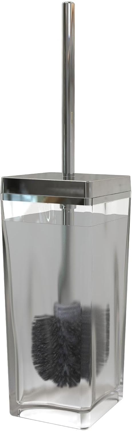 Biga Wc Fırça Şeffaf-Krom