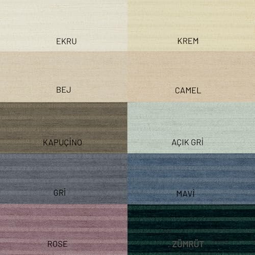 Mikrofiber Şönil Fitilli Minimalist Koltuk Örtüsü - 175x215 cm, Çift Taraflı, Kaymaz, Terletmez,Bej - Görsel 2
