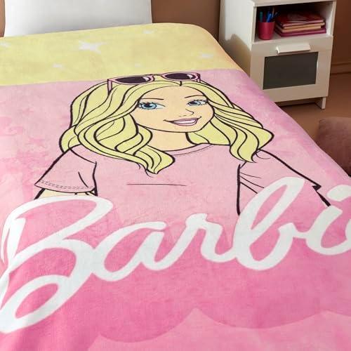 Alternative view of TAÇ Malibu Çizgi Film Karakteri Pamuk-Polyester Karışım Battaniye, Sarı, Pembe, Tek Kişilik