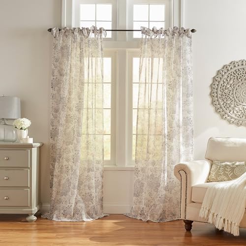 Fashions Westport Pencere Perdesi, 95" x 52", Gri