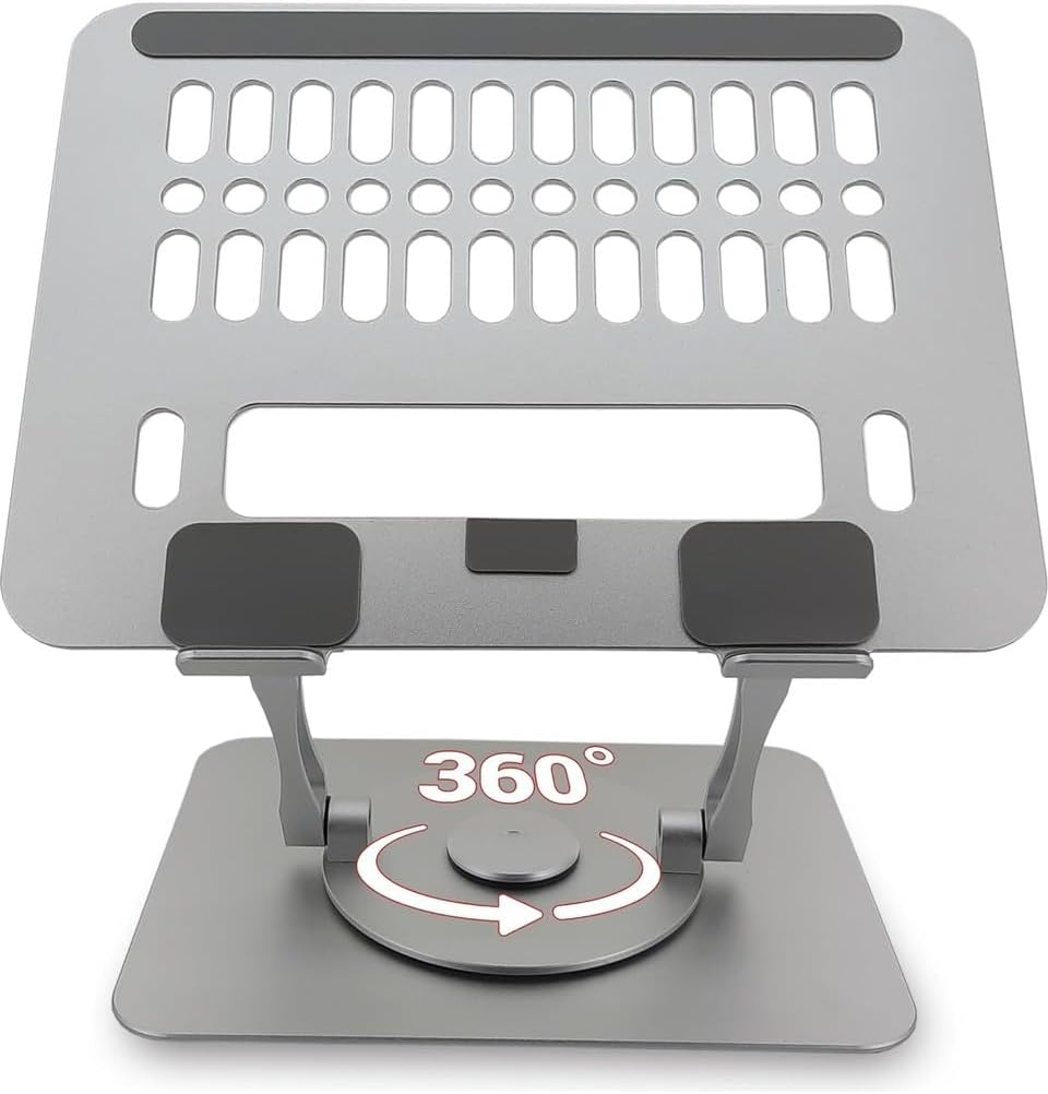 Alternative view of ZR-516 Alüminyum Taşınabilir 360 Derece Dönebilir Katlanabilir Laptop Standı