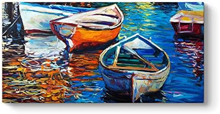 Tekneler Yağlı Boya Tablo 120 x 60
