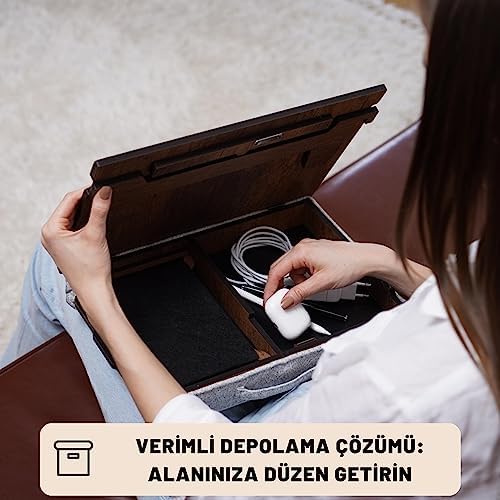 Alternative view of - LS051 Minderli Eğim Ayarlanabilir Mousepadli Laptop Sehpası