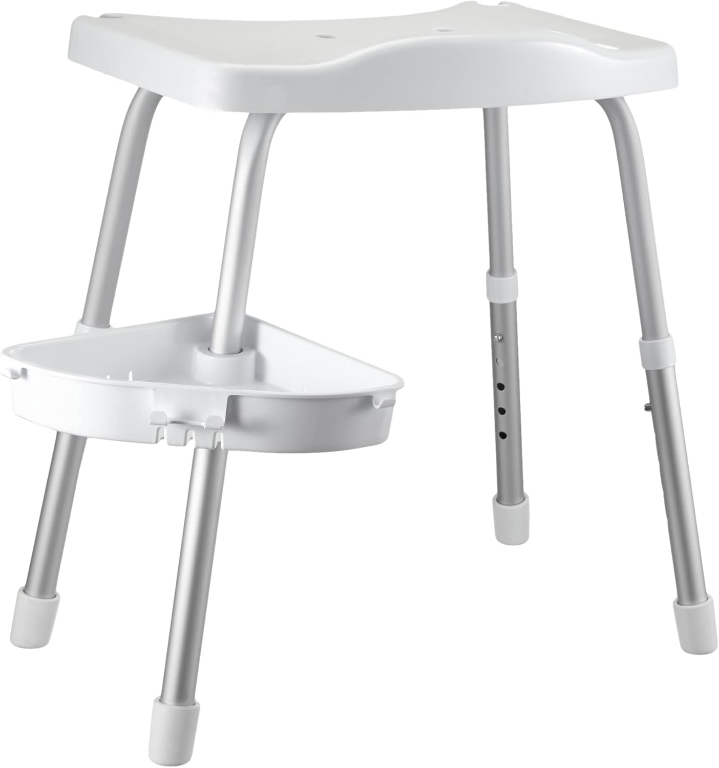 Alternative view of M-KV35-01 Apollo Duşlu Banyo Taburesi, Beyaz