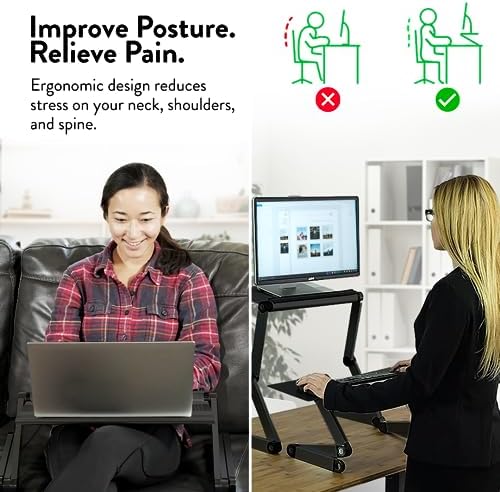 Ayarlanabilir yükseklik ve açı ergonomik okuma standı BOOK tutucu, kitap tutucu, tablet standı, belge sahibi. Öğretim kitapları için mükemmel.. Alüminyum, siyah