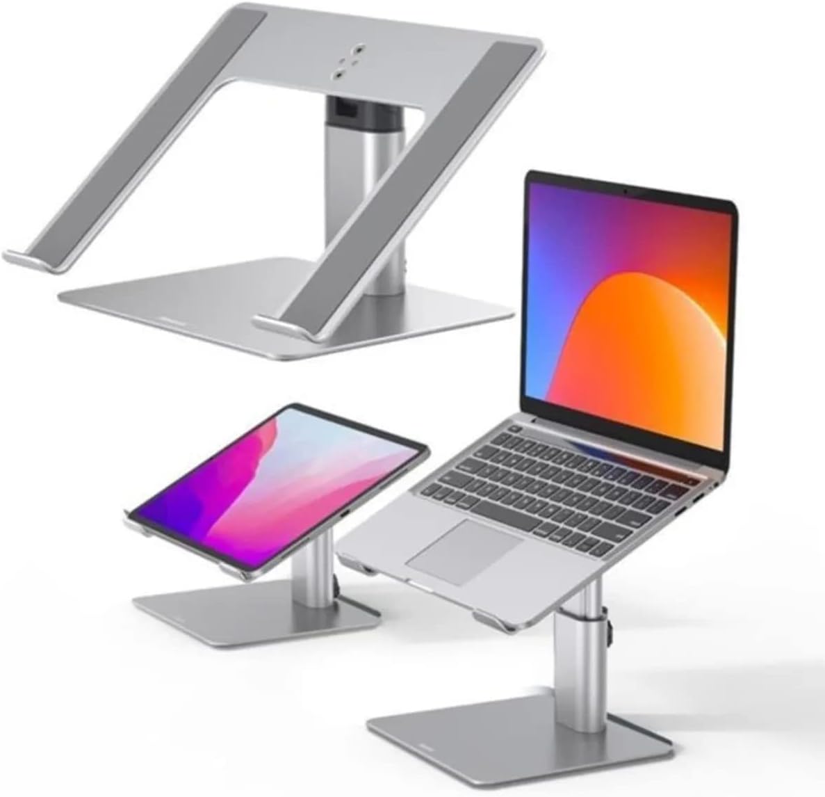 Alternative view of Masa için Ayarlanabilir Dizüstü Bilgisayar Standı Asansörlü Laptop Standı 10-17.3 İnç Yükseklik Ayarlı Sehpa