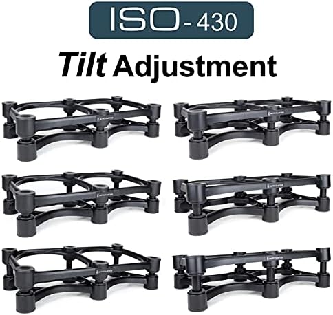 Alternative view of Iso-Stand Serisi Hoparlör İzolasyon Stands Yükseklik ve Eğik Ayarlı (ISO-430 (43 x 23 cm))