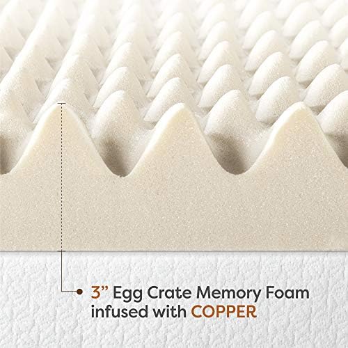 Alternative view of Price Mattress Bakır İnfüzyonlu Yatak Üstü, 7.5 cm Kalınlık, Yumurta Kasası Hafızalı Köpük, Boy