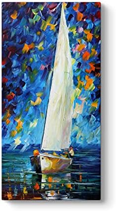 Yelkenli Gemi Baskı Tablosu 60 x 120