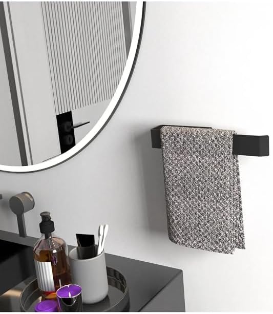 Paslanmaz Çelik Havluluk Banyo Lavabo Mutfak Mat Siyah