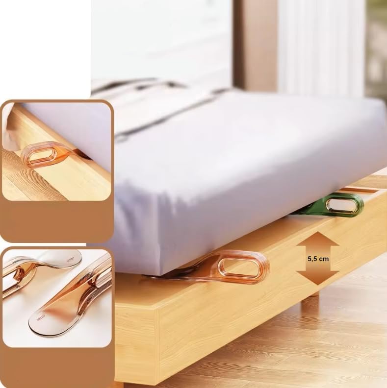 Ergonomik Yatak Yükseltici Çarşaf Değiştirmeye Yardımcı Tıkma Düzeltme Aparatı Spatula - Görsel 3