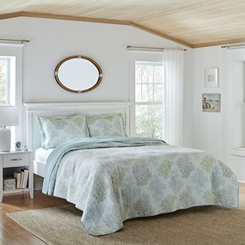 Ashley Reversible Quilt Set,, Saltwater Blue - Görsel 3