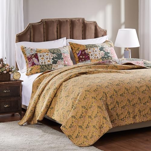 Patchwork Nevresim Takımı,%100 Pamuk, Patchwork Tasarımı, Çift Kişilik Yatak, XL, Çok Renkli - Görsel 3