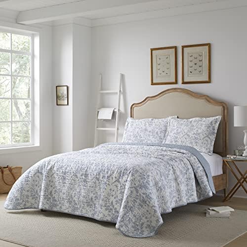 Ashley 221082 Amberley Quilt Set, Full/, Spa Blue - Görsel 2