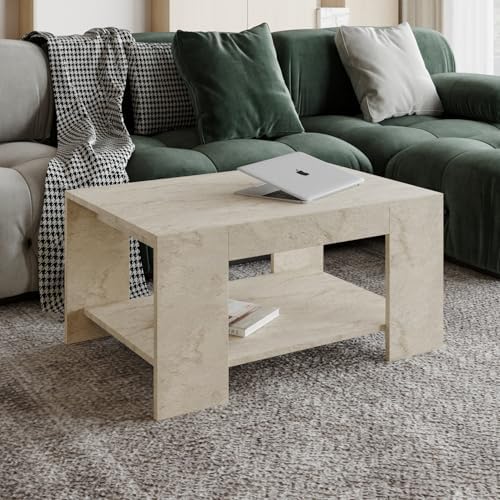Lina Orta Sehpa – Modern Minimal Tasarım, Traverten