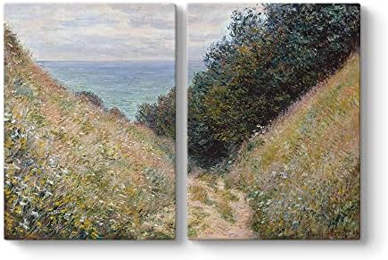 Alternative view of Claude - Road at La Cave Tablosu 103 x 70-2 Parçalı