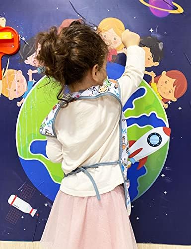 Alternative view of 3-6 Yaş, Kısa Kollu Sıvı Geçirmez Önlük, Makinede Yıkanabilir, Boya, Oyun Ve Yemek Zamanı
