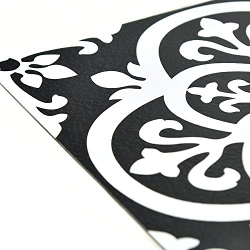 FP2475 Gotik Peel & Stick Yer Karosu, Siyah