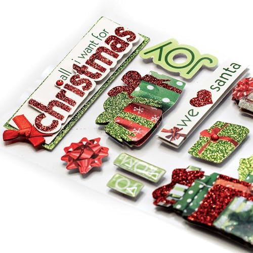 Alternative view of Productions 3D Çıkartmalar 4,5"x8,5"-All I Want For Christmas