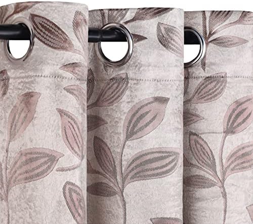 Karartma Perdeleri, Oda Karartma, Yatak Odası, Perdeler, Mutfak, Oturma Odası Pencere Vurguları, Güneş Engelleme, Termal, 2'li Paket, Yaprak Karartma Perdeleri, 2'li Set, 42X84, Espresso - Görsel 3