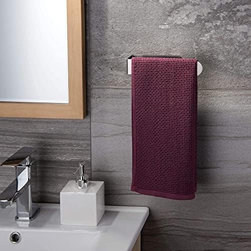 DELTAHOME Paslanmaz Çelik Havlu Askısı - Kendinden Yapışkanlı - 28cm - inox - Model: Köln - Görsel 4